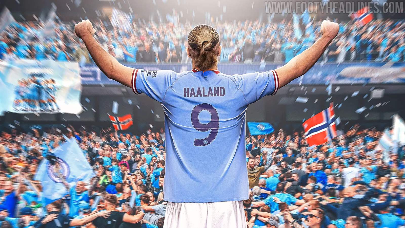 1600x900 Haaland Chooses No. 9 Manchester City Shirt