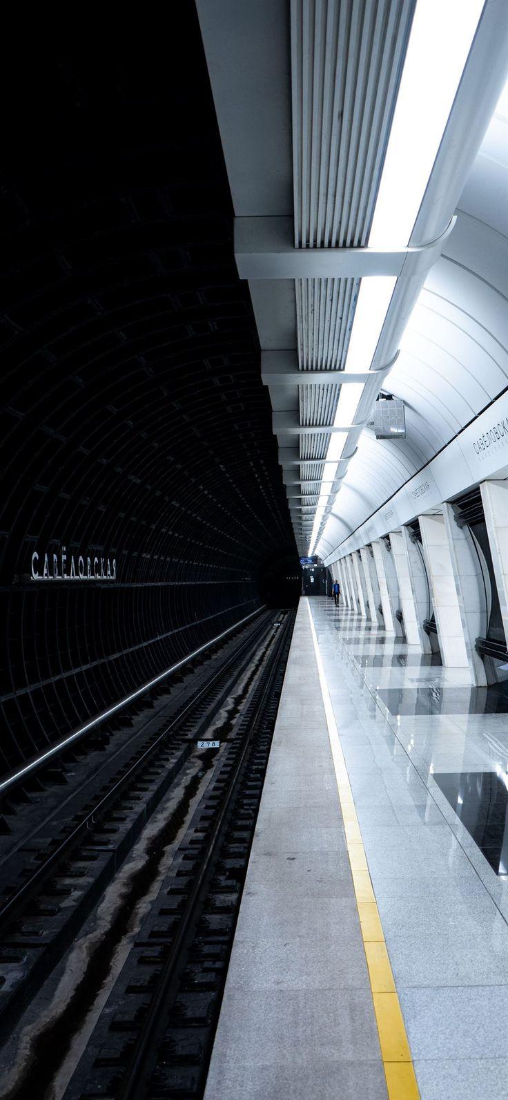 736x1592 Savelovskaya Moscow Russia #transportation #terminal #train #Vehicle #trainstation #subway #r. iPhone wallpaper ocean, Live wallpaper iphone, iPhone wallpaper sky