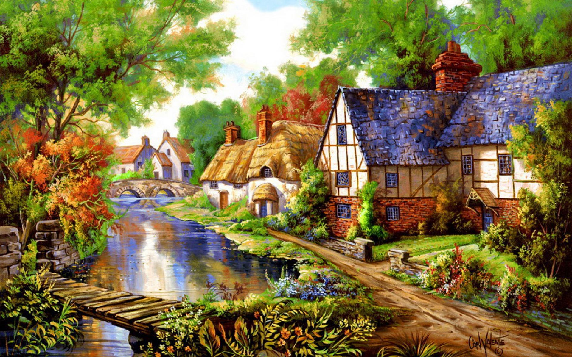 1920x1200 Peaceful Countryside desktop PC and Mac wallpaper