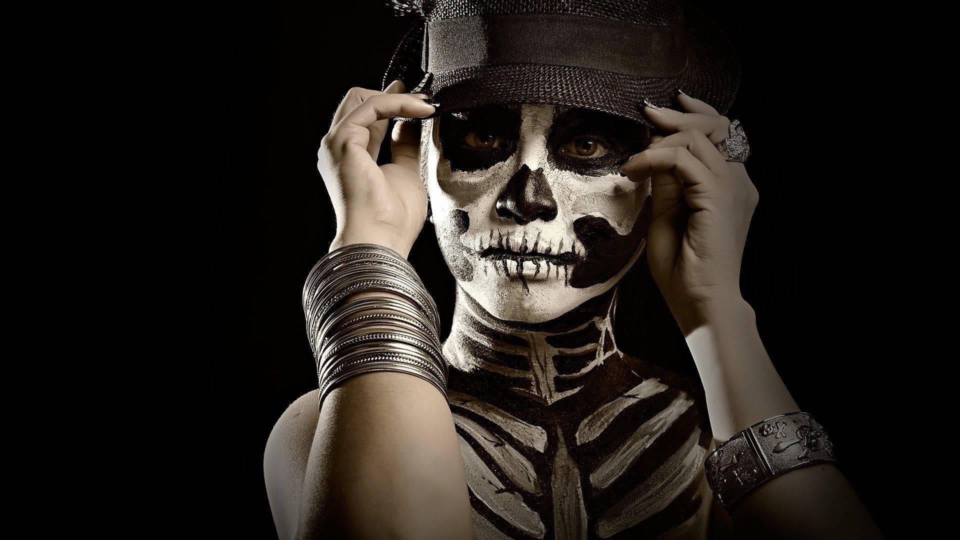 1920x1080 Download Sugar Skull Wallpaper