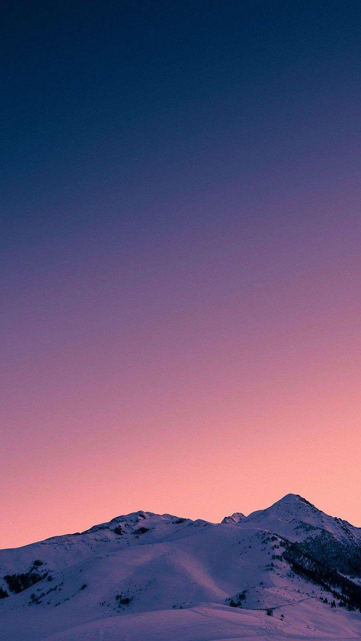 736x1308 Sunset Snow Mountain Sky View iPhone Wallpaper. Landscape wallpaper, Android wallpaper, Samsung wallpaper
