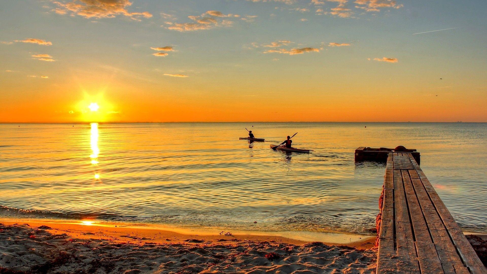 1920x1080 Autumn Beaches Wallpaper