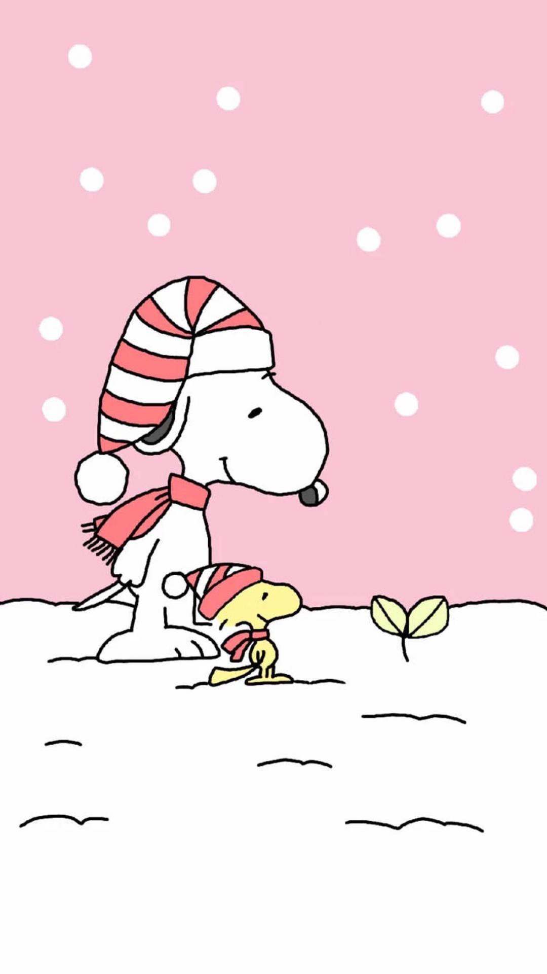 1080x1920 Download Enjoy The Holiday Season While Watching Snoopy on an iPhone Wallpaper