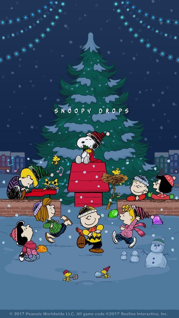 720x1280 Snoopy Christmas iPhone Wallpaper