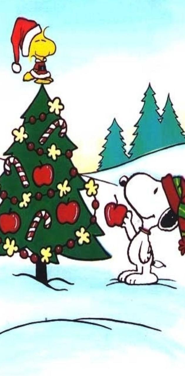 630x1280 Snoopy Christmas wallpaper