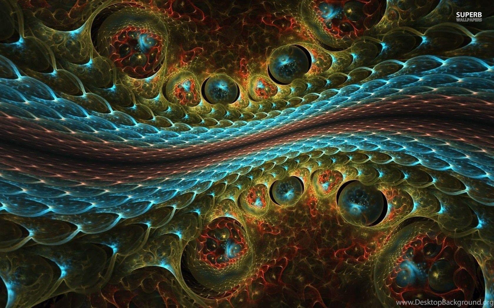 1680x1050 Fractal Snake Skin Wallpaper Abstract Wallpaper Desktop Background