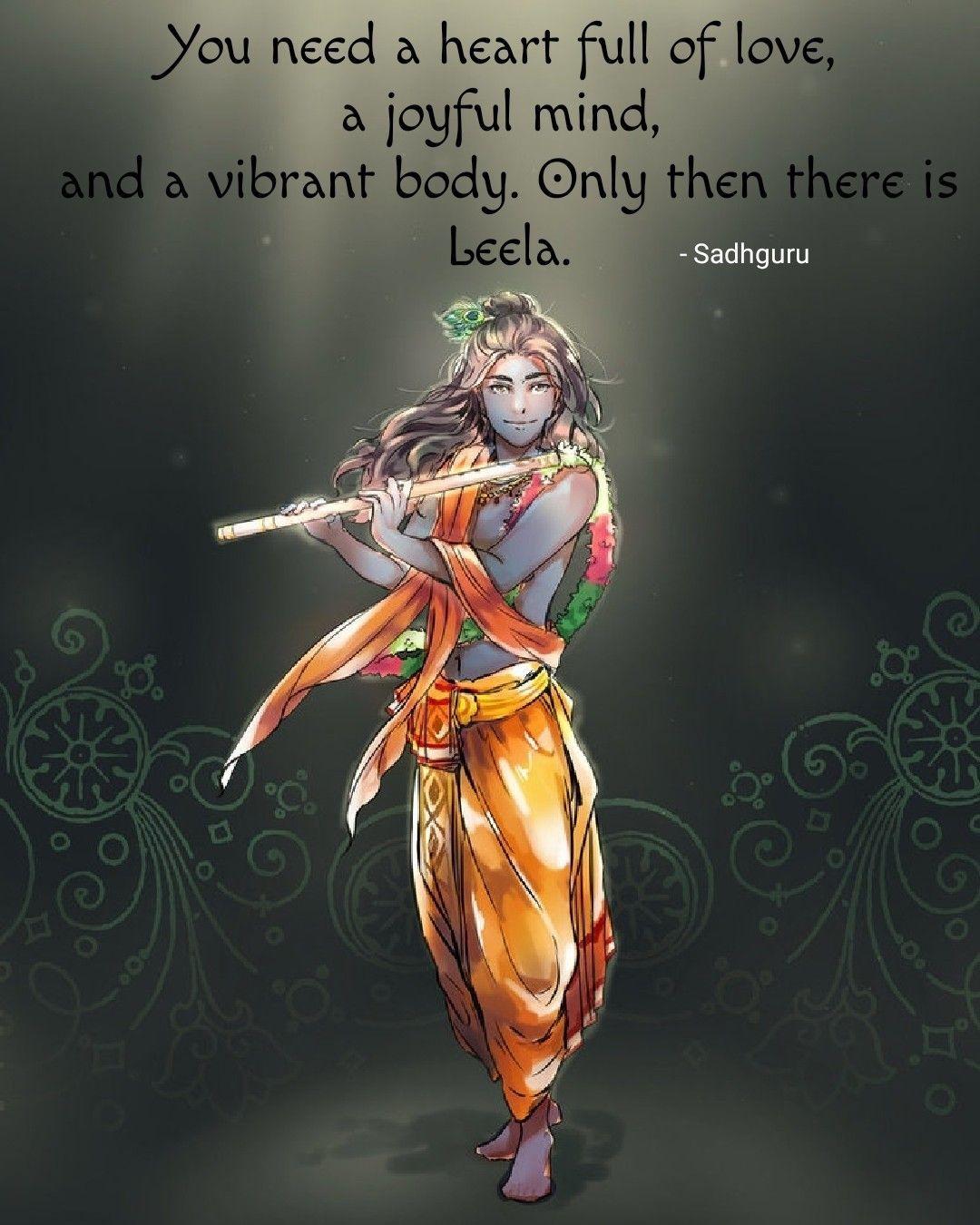 1080x1350 Krishna Quotes Wallpaper