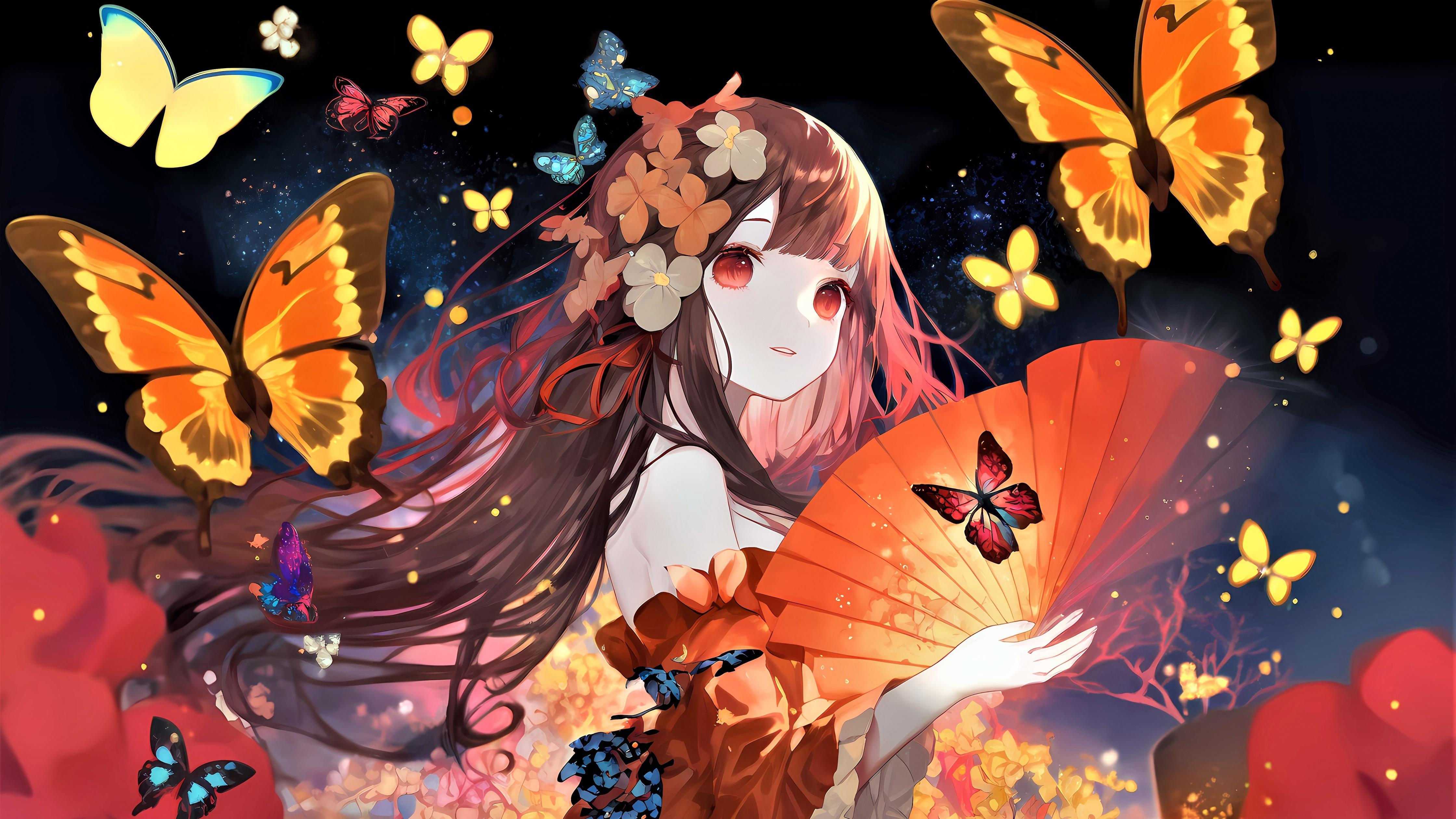 Anime Butterfly Wallpapers - Top Free Anime Butterfly Backgrounds ...