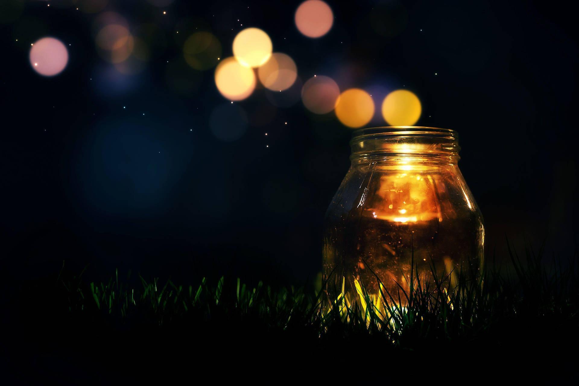 1920x1280 Download Glowing Jar On Quiet Night Wallpaper