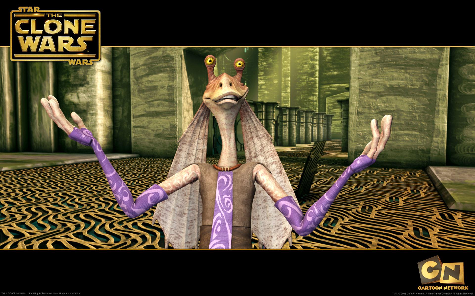 1920x1200 Free download Jar Jar Binks from The Clone Wars Desktop Wallpaper [1920x1200] for your Desktop, Mobile & Tablet. Explore Lucasfilm Wallpaper