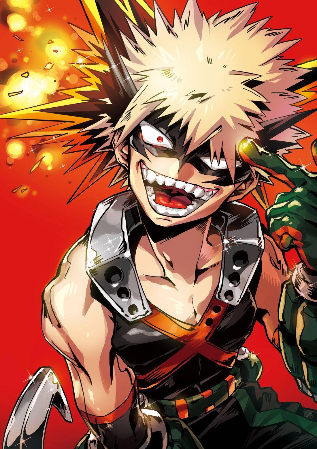 1100x1556 Download Bakugou Looking Crazy Wallpaper