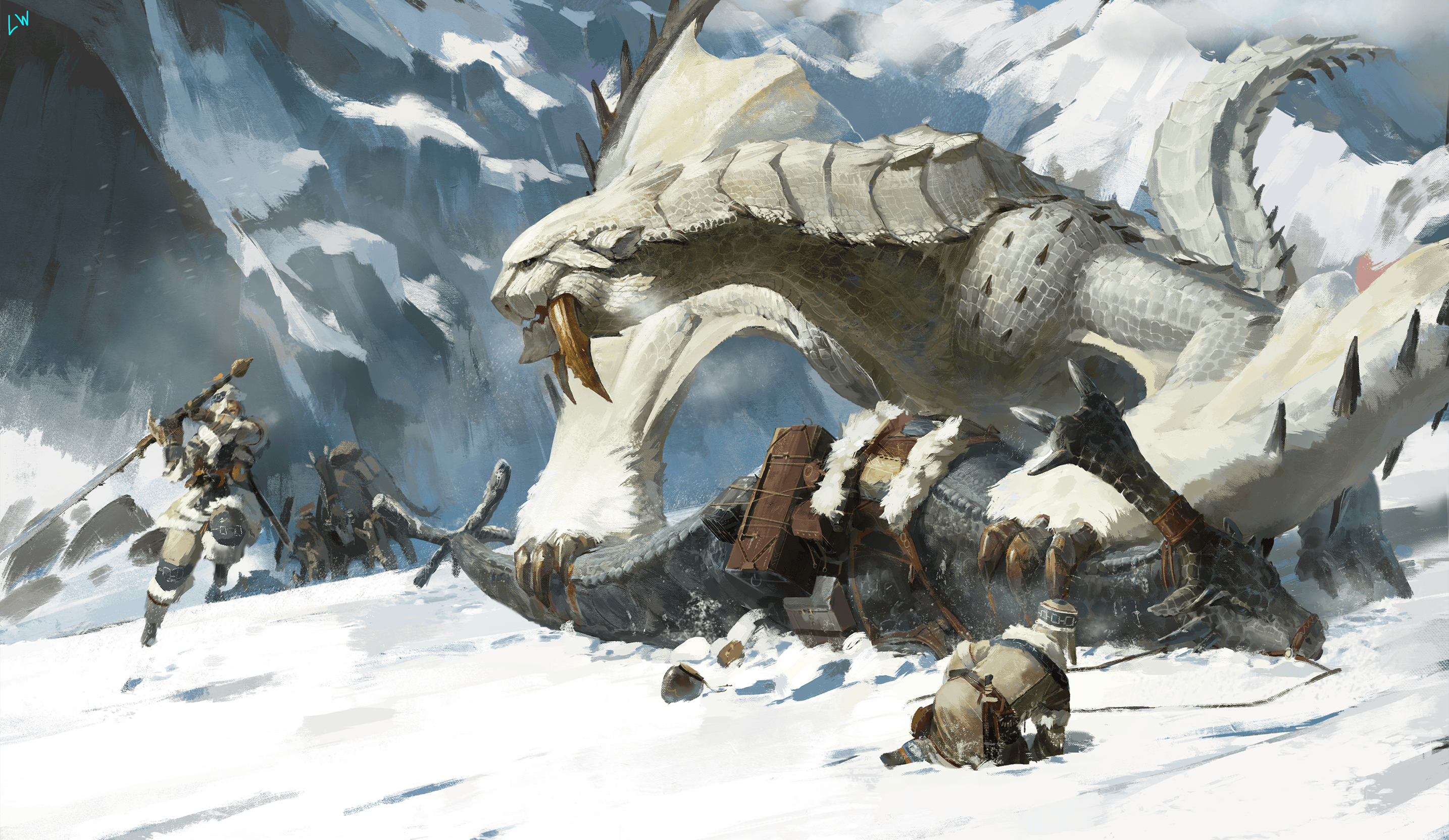 2869x1664 Barioth Wallpaper