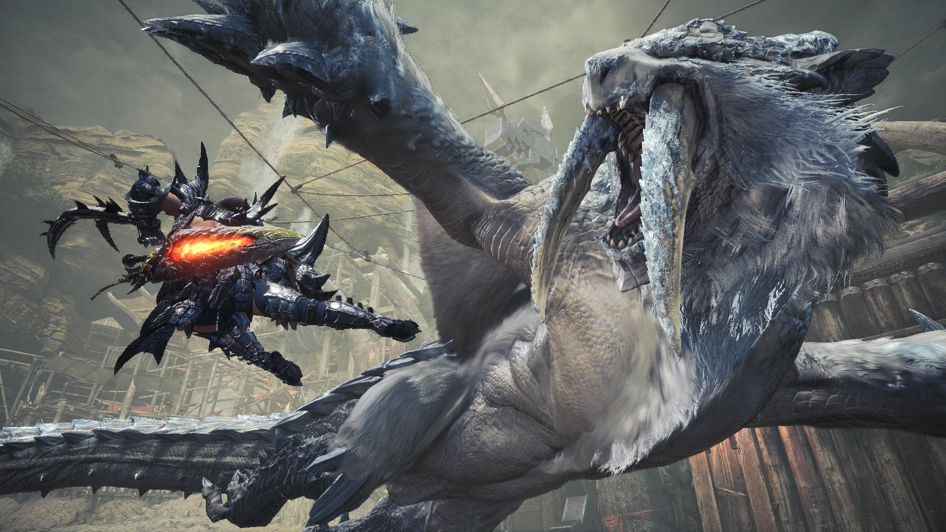1920x1080 Monster Hunter your cool and fight a Frostfang Barioth in the Arena for some Gold Melding Tickets!
