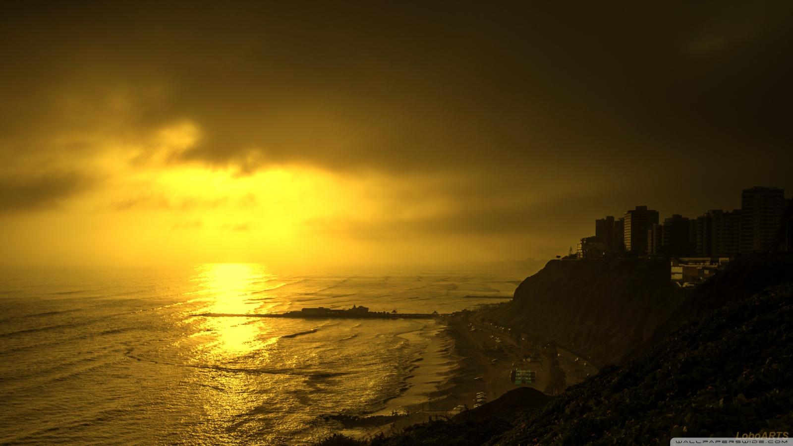1600x900 Miraflores, Peru Ultra HD Desktop Background Wallpaper for 4K UHD TV