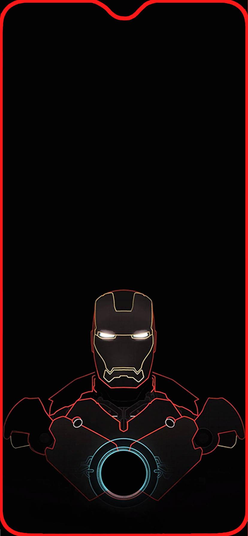 828x1792 Download Iron Man Line Art Marvel iPhone XR Wallpaper