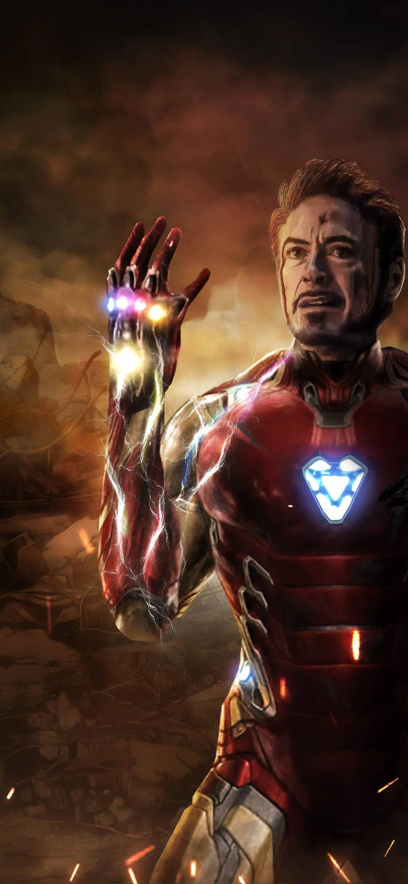 828x1792 Download I Am Iron Man Marvel iPhone XR Wallpaper