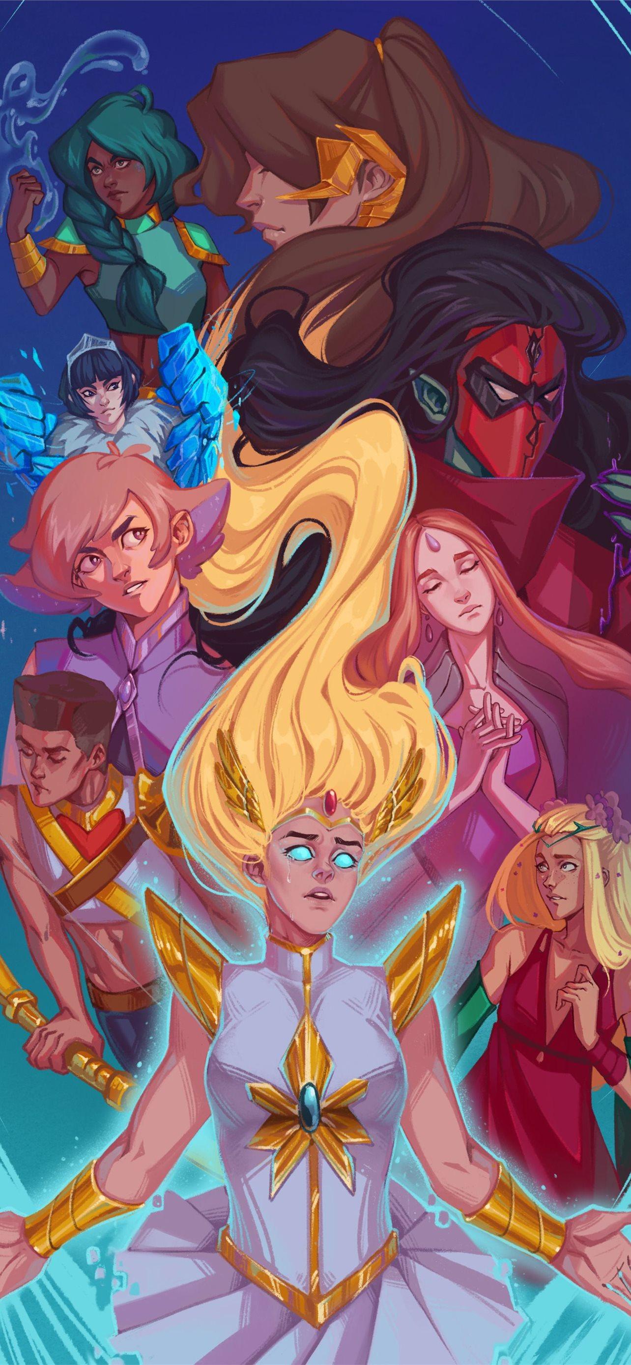 1284x2778 she ra and the princesses of power iPhone Wallpaper Free Download