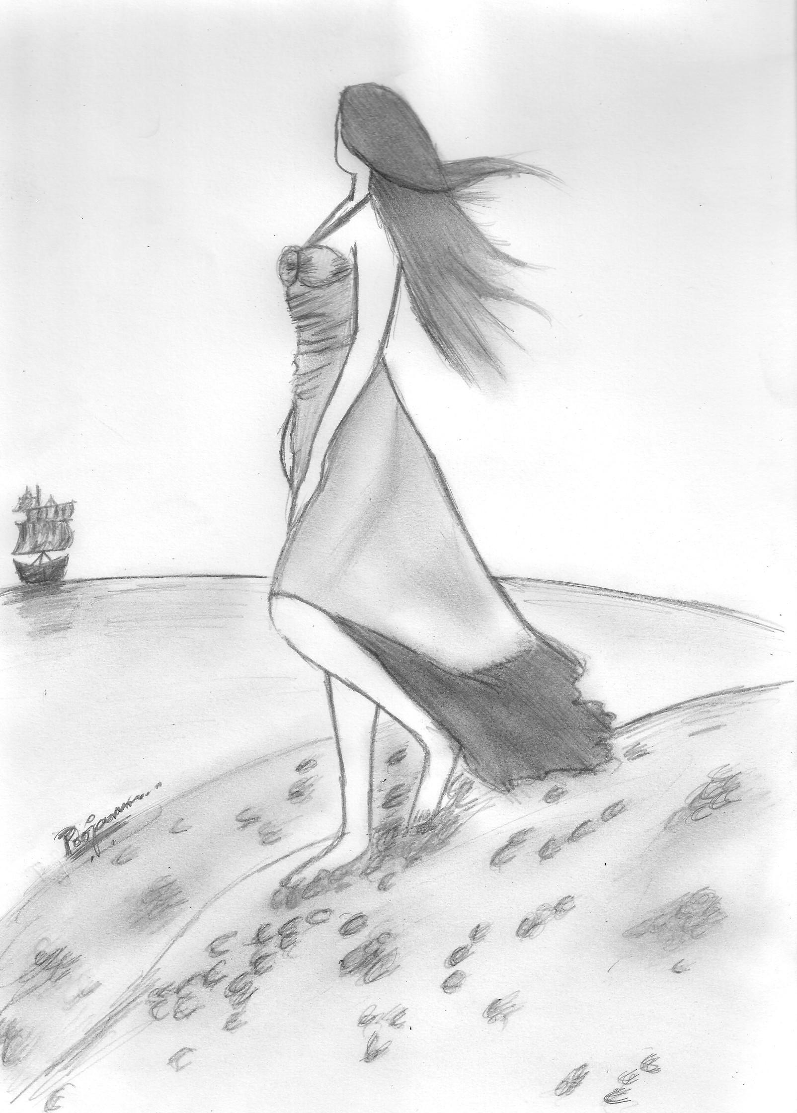1604x2240 Pencil Art Wallpaper