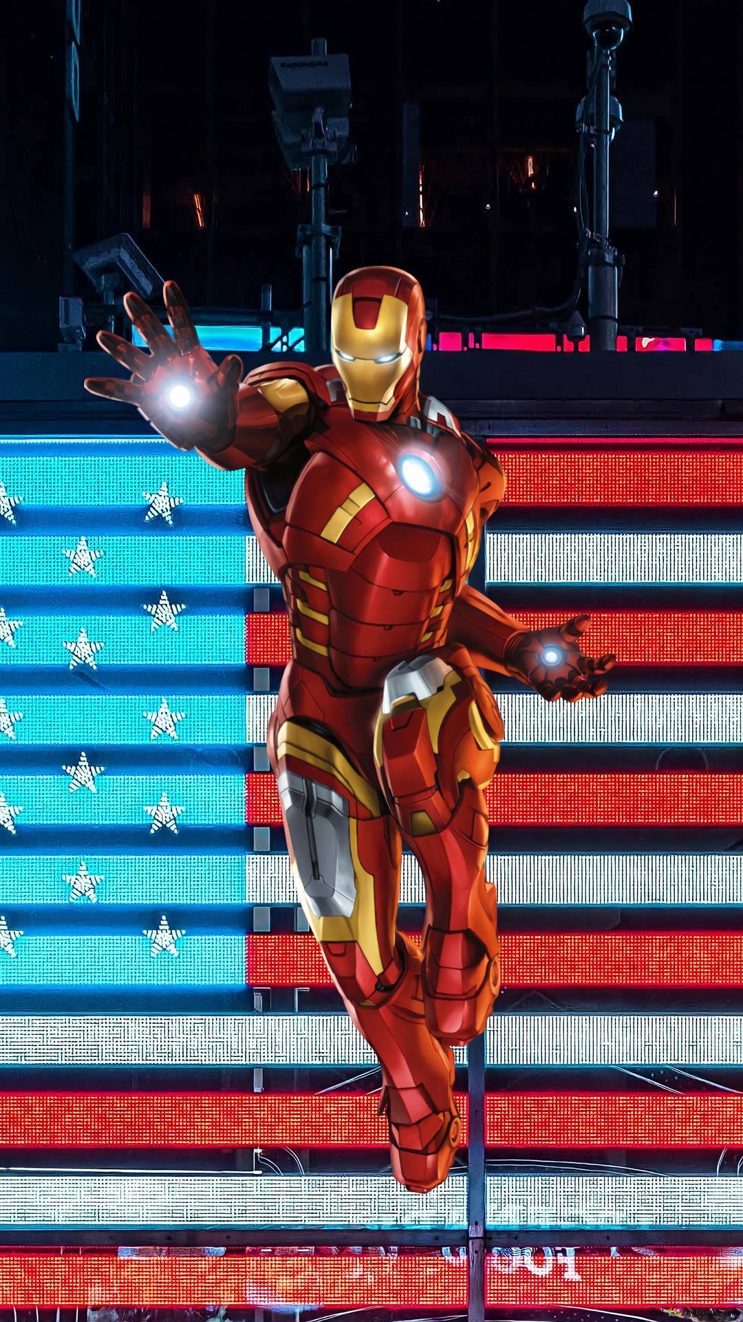 1080x1920 Iron man night 2K wallpaper download