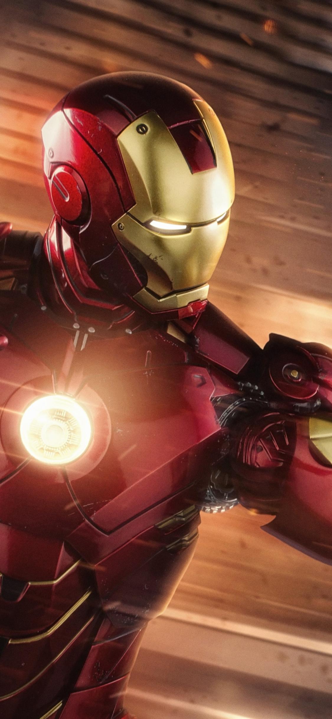 1125x2436 Iron Man Phone Wallpaper