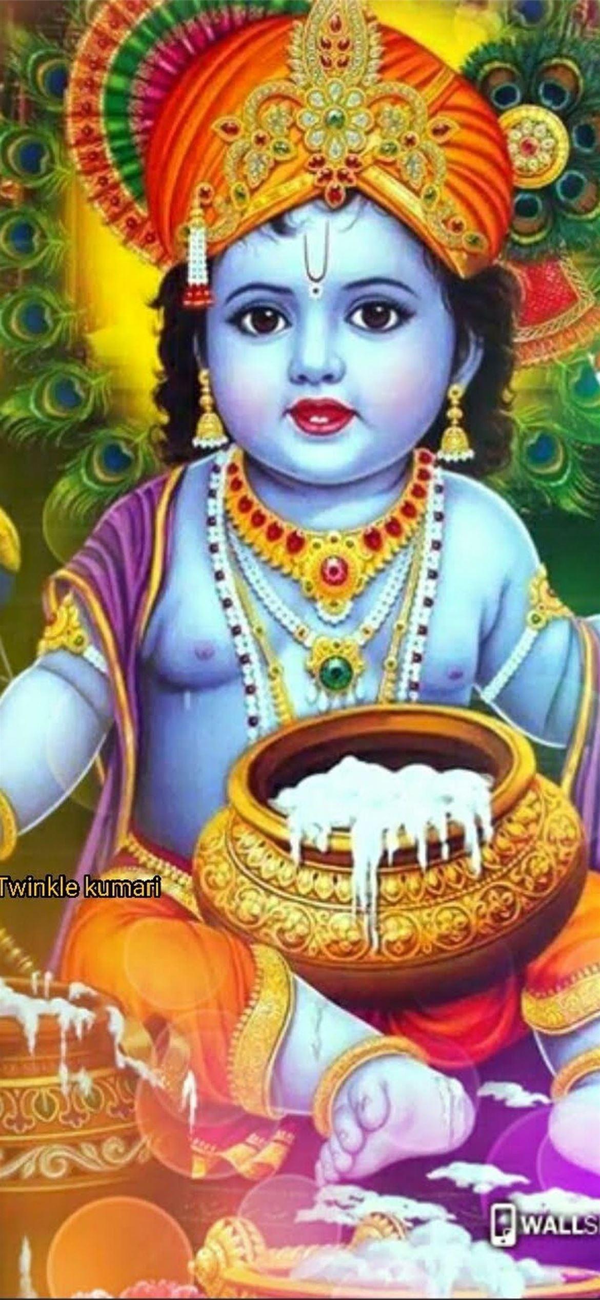 1170x2532 Baby Krishna Top Free Baby Krishna Background Acc. iPhone Wallpaper Free Download
