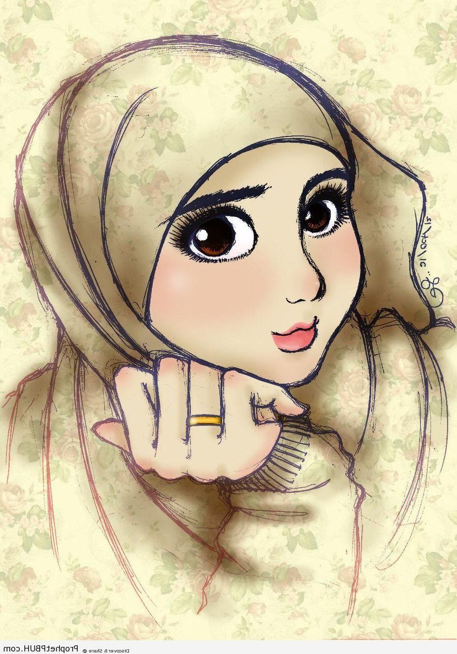 900x1288 Muslim Girl Drawing.com. Free for personal
