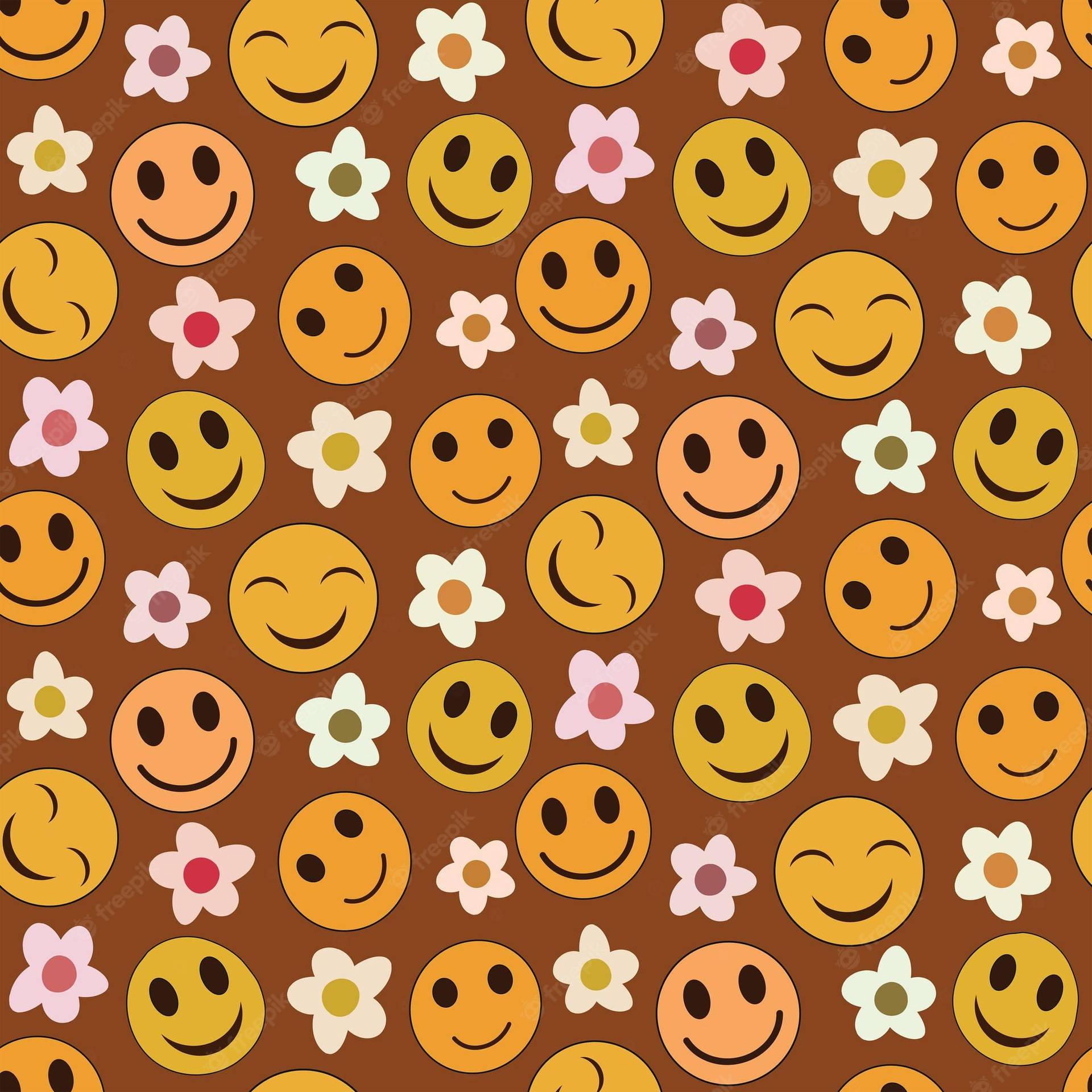indie wallpaper smiley face design  Drip smiley face wallpaper Graphic  wallpaper Iphone wallpaper pattern
