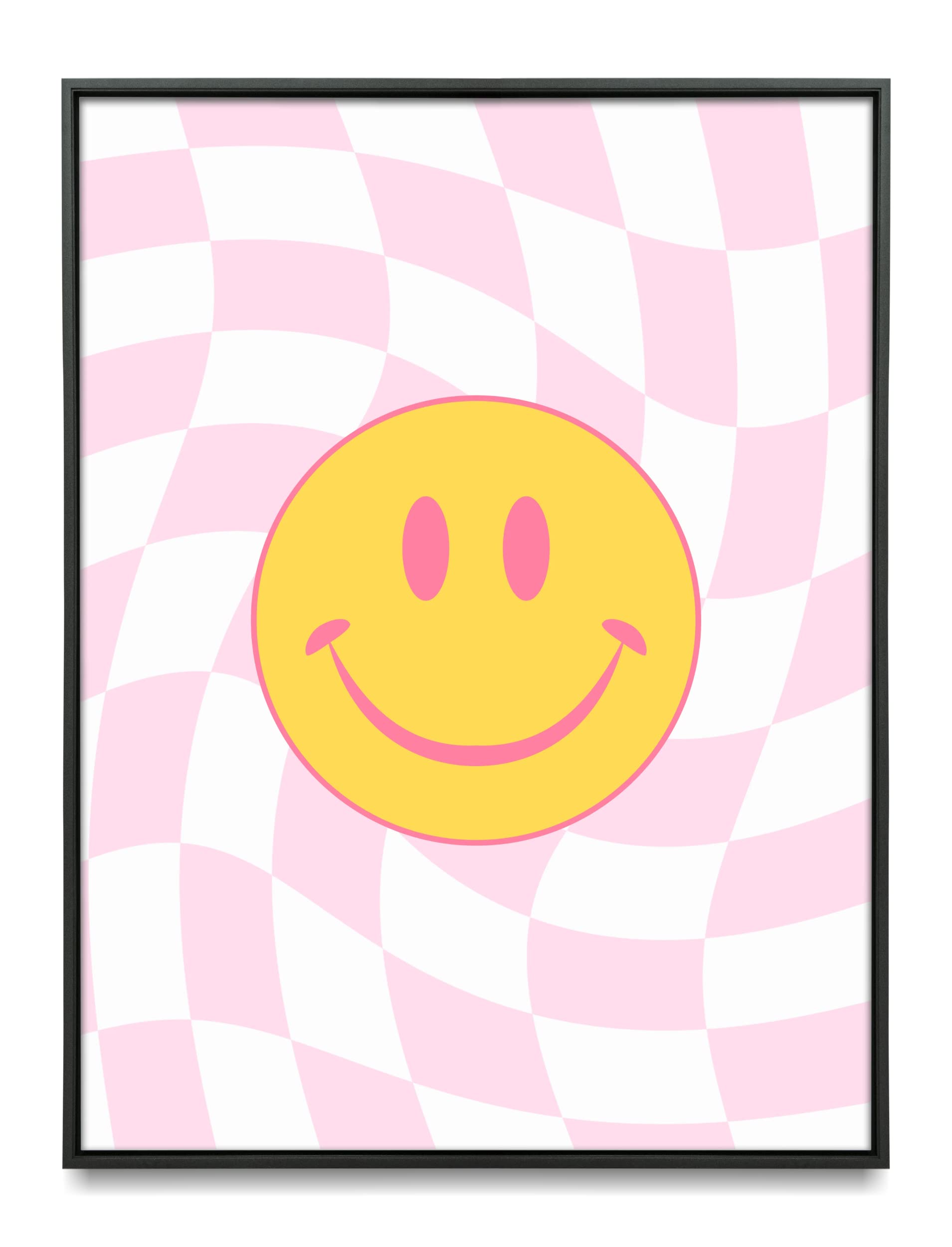 Cute Kawaii hot pink happy faces seamless pattern on dusty pink background  For kids textile backgrounds wrapping paper and stationary 11124316  Vector Art at Vecteezy