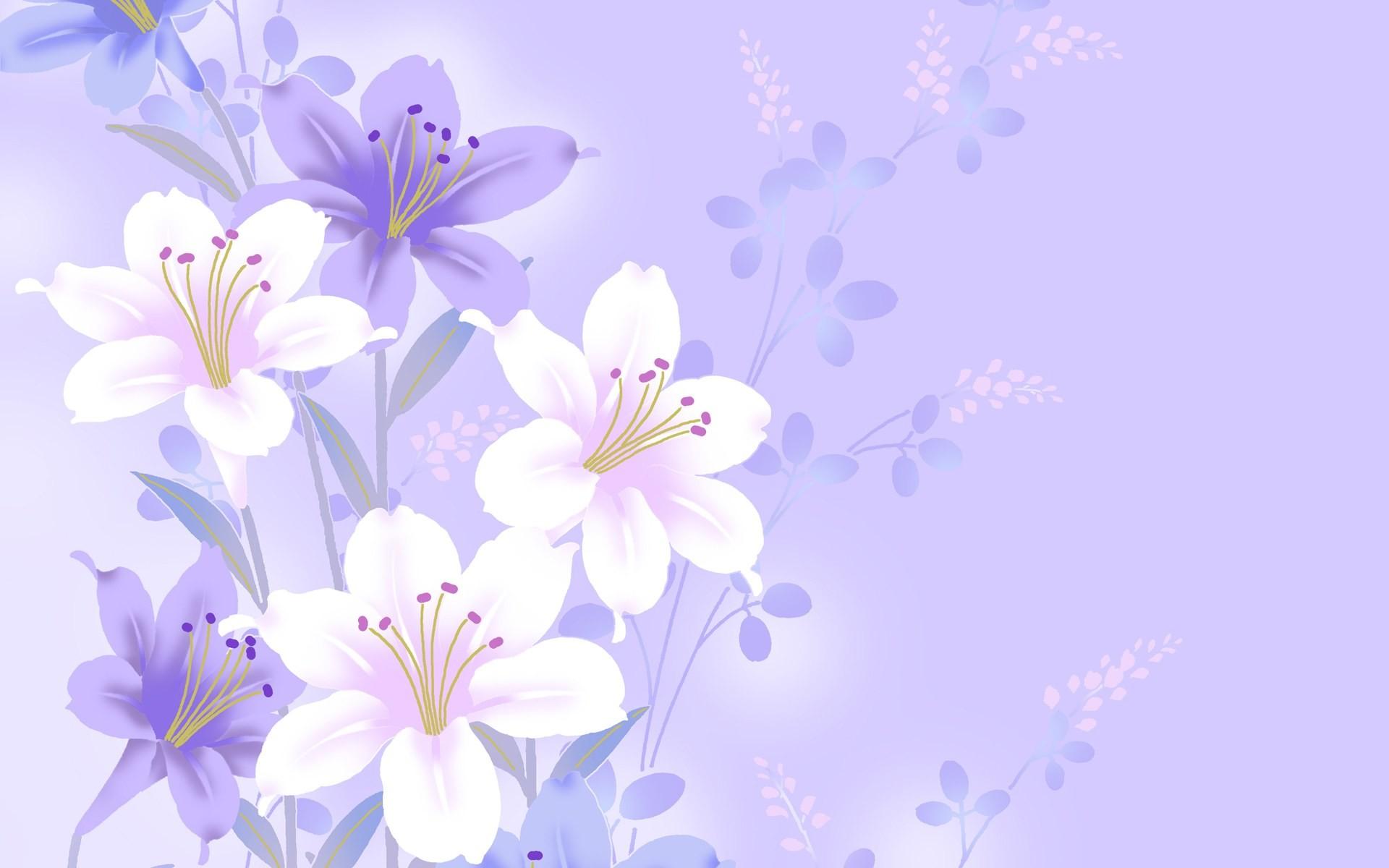 1920x1200 Simple Flower Wallpaper (1920Ã—1200). Purple Flowers. Simple Background Design And Wallpaper Background