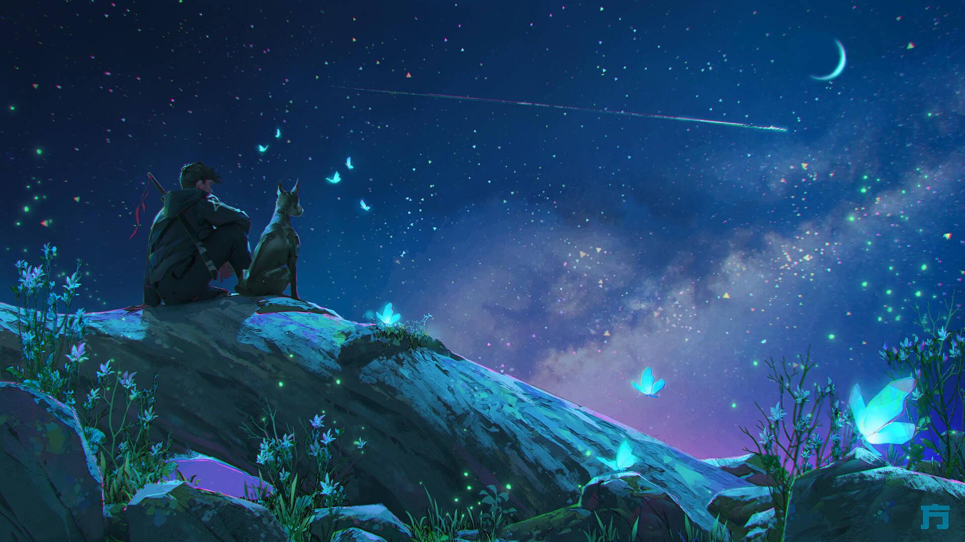 1920x1080 Anime Dog Wallpaper for FREE