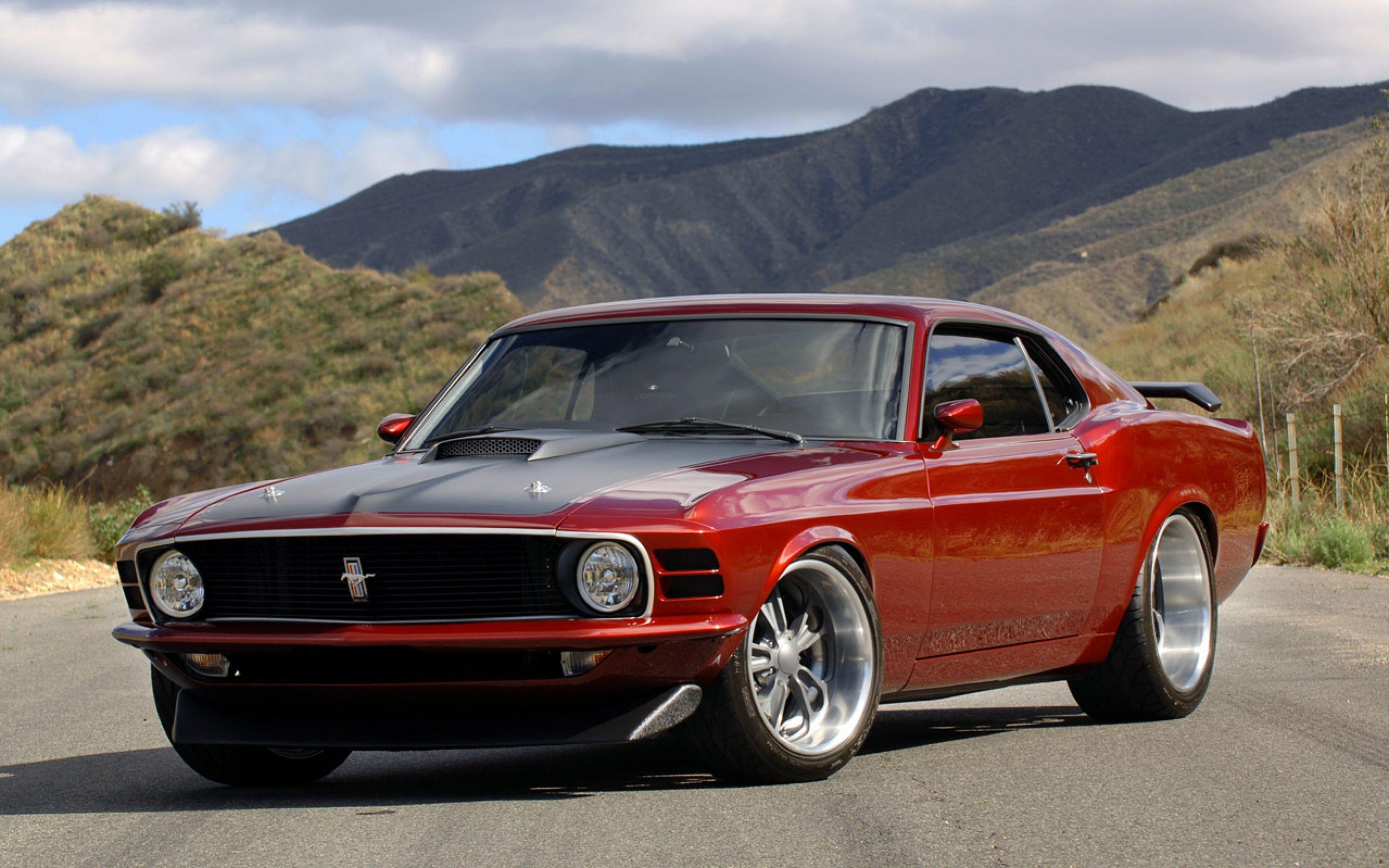 3840x2400 Ford Mustang Red Wallpaper