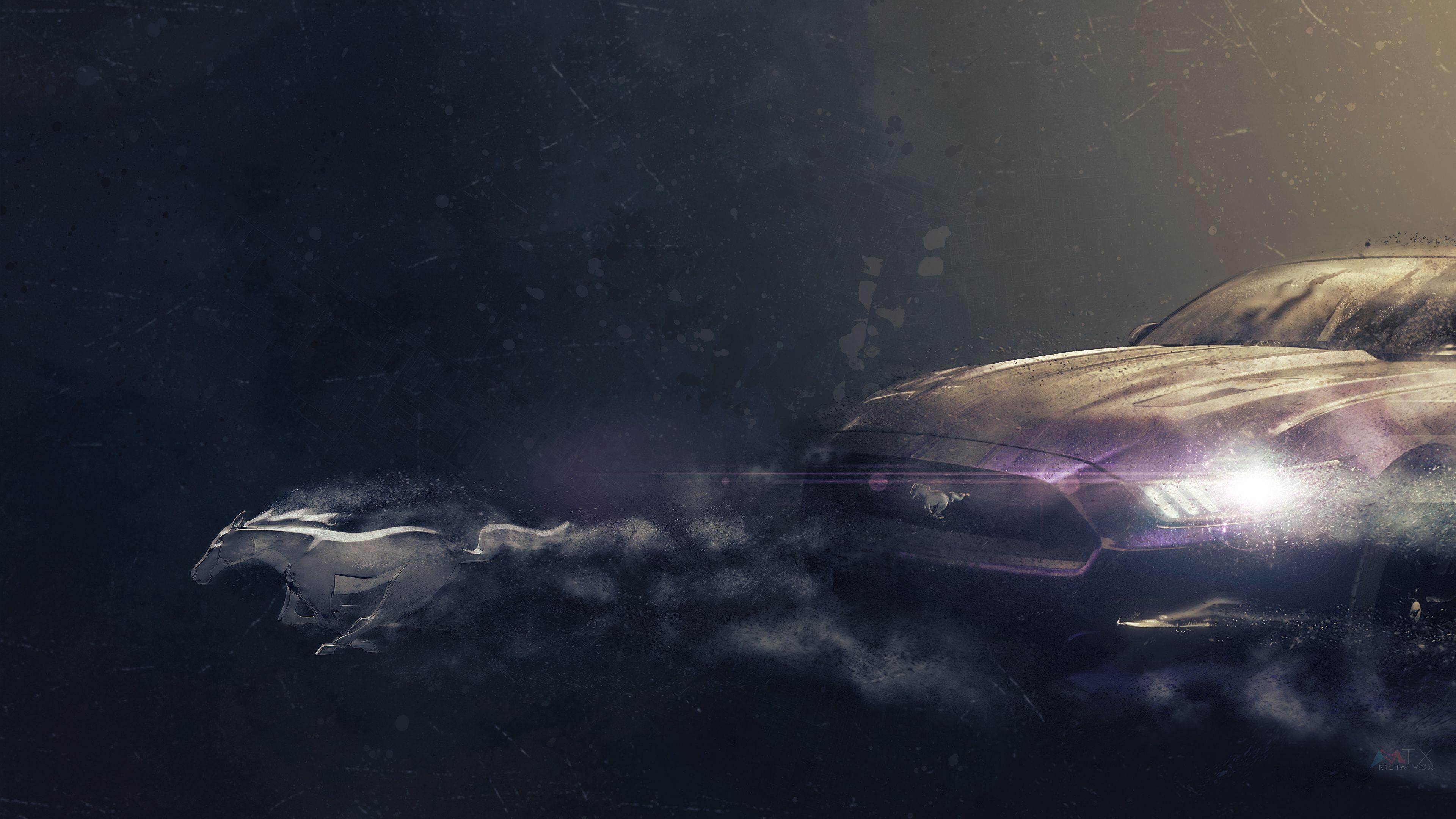 3840x2160 Mustang Run