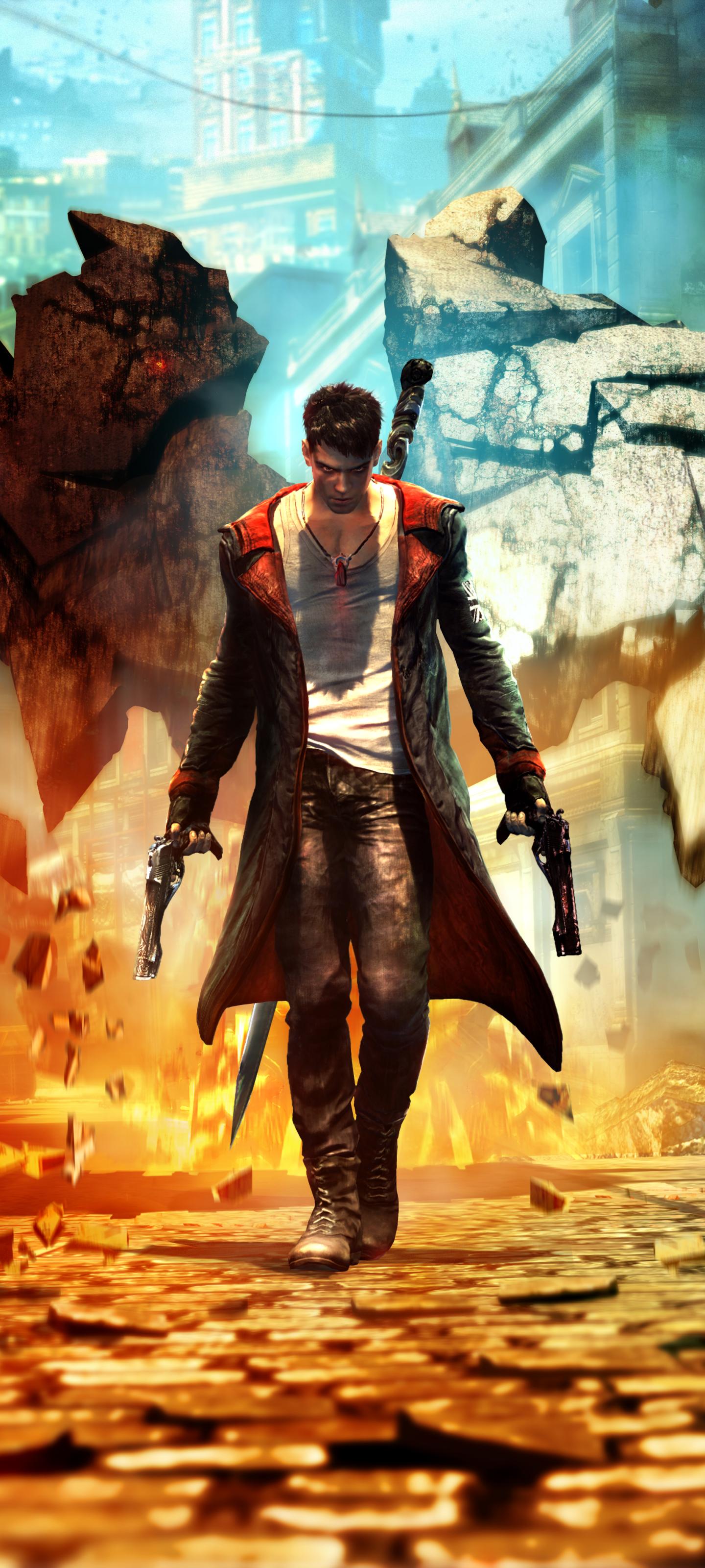 1440x3200 DmC: Devil May Cry Phone Wallpaper