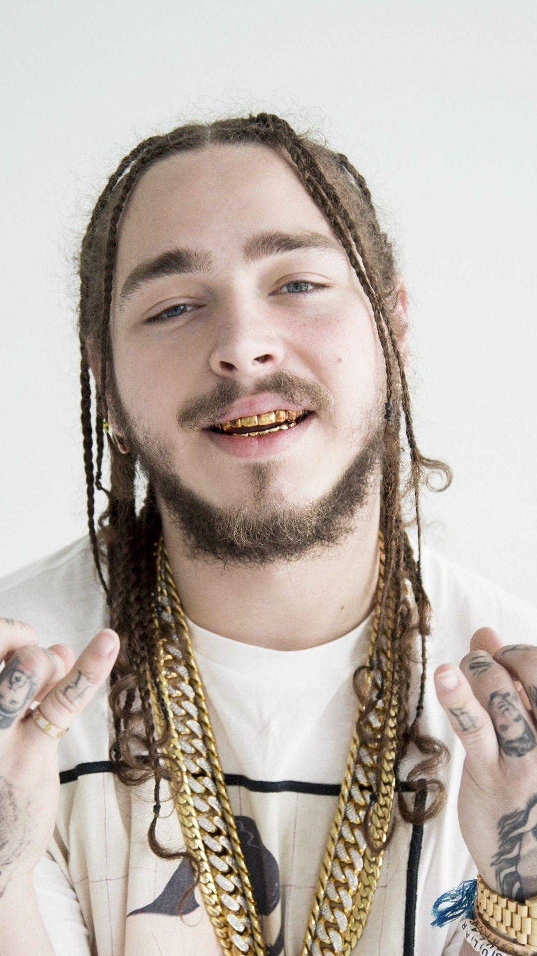 1080x1920 Wallpaper Phone Malone Full HD. Post malone braids, Post malone hair, Post malone