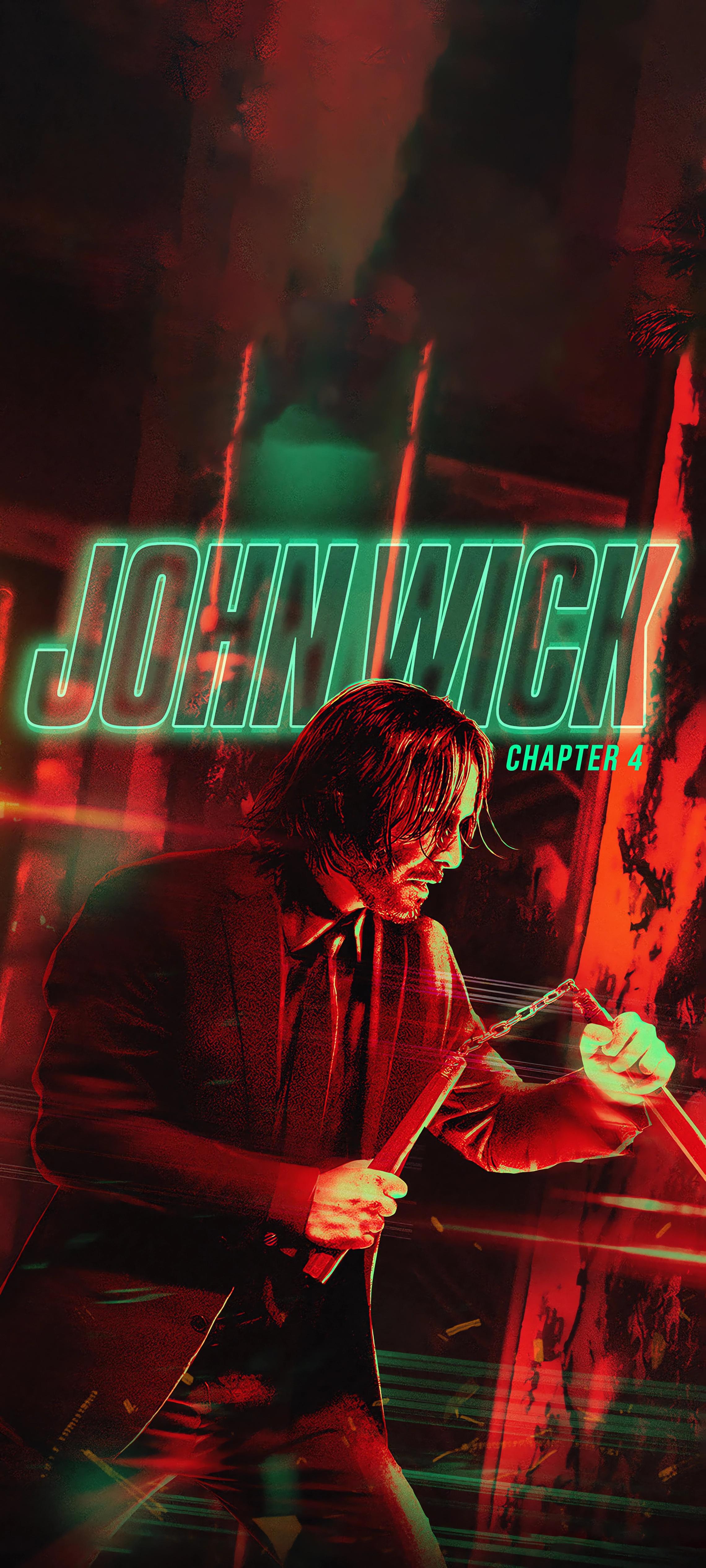 2280x5064 John Wick 4 Wallpaper 4K for Phone