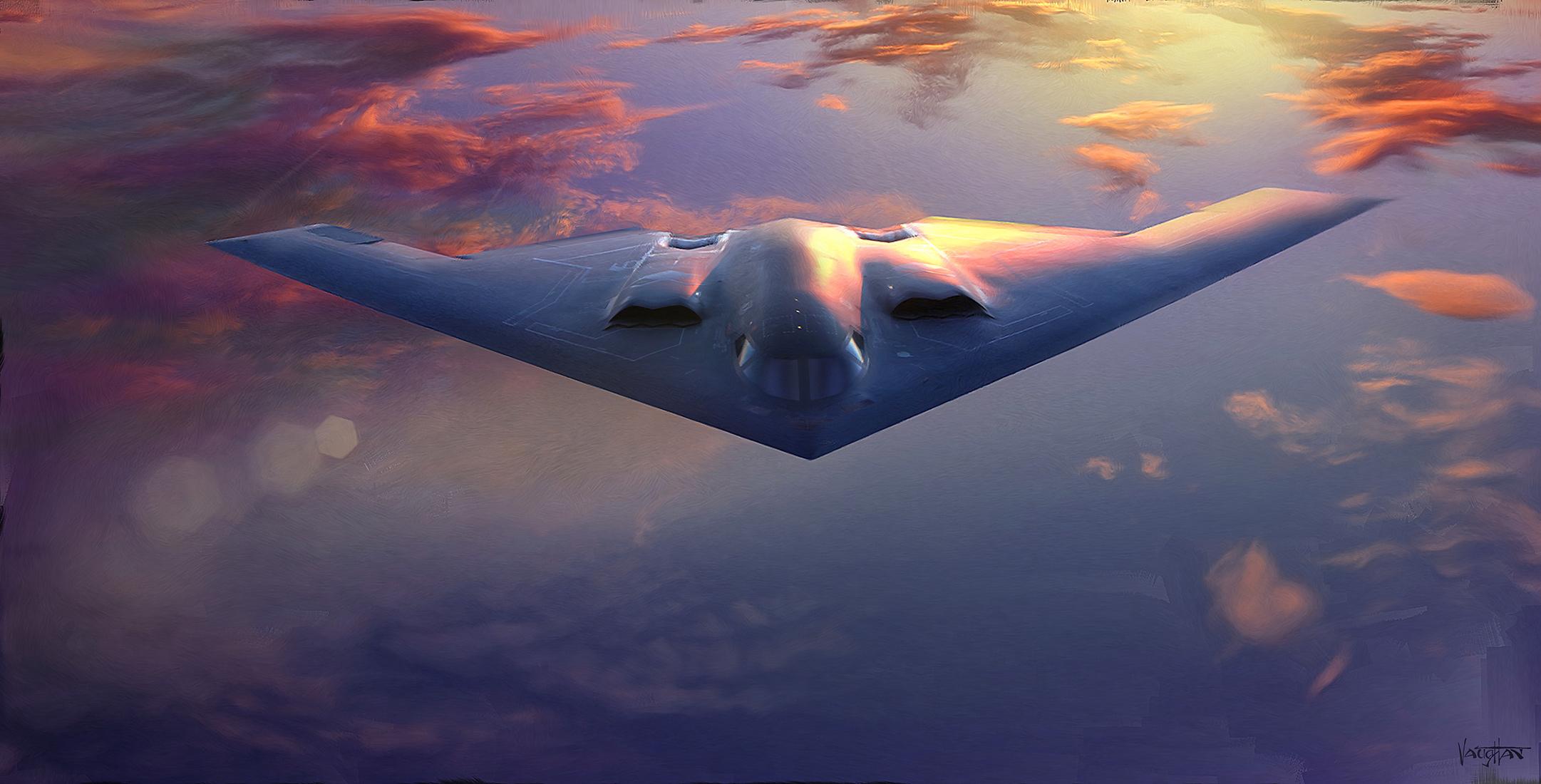 2162x1100 Northrop Grumman B 2 Spirit HD Wallpaper