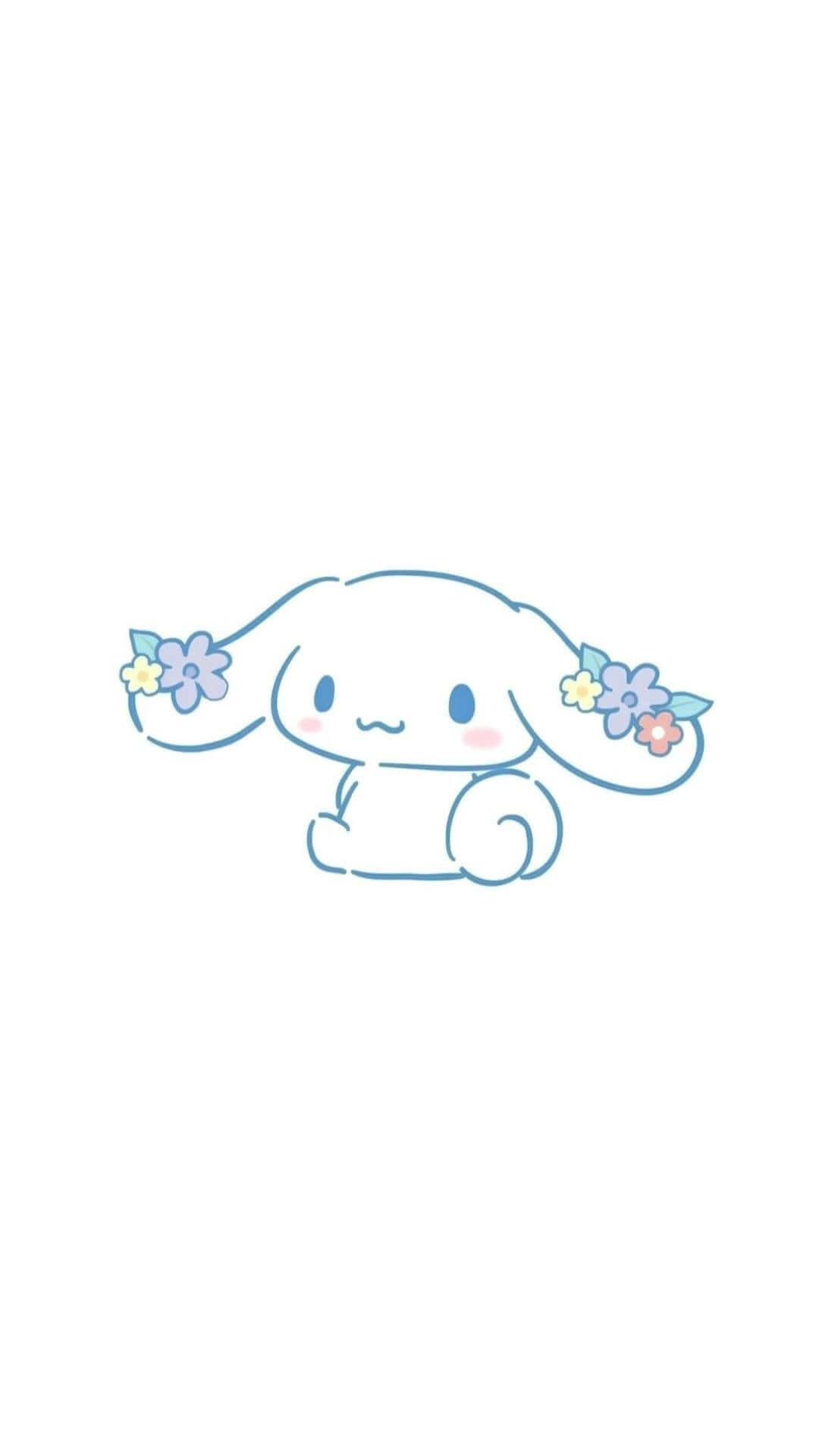 1080x1920 Download Minimalist Cinnamoroll Sanrio Wallpaper