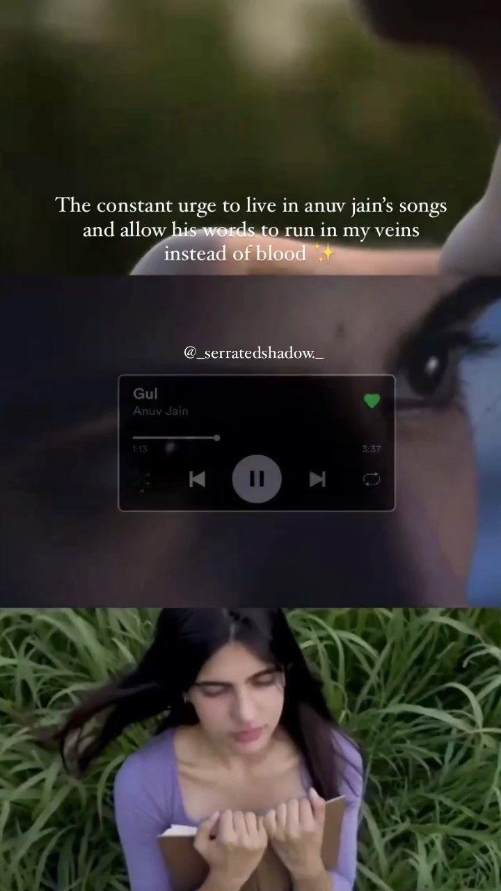 720x1280 _serratedshadow._ on Instagram: The constant urge to live in songs and allow his words to run in my veins instead. Aesthetic movies, Songs, Instagram