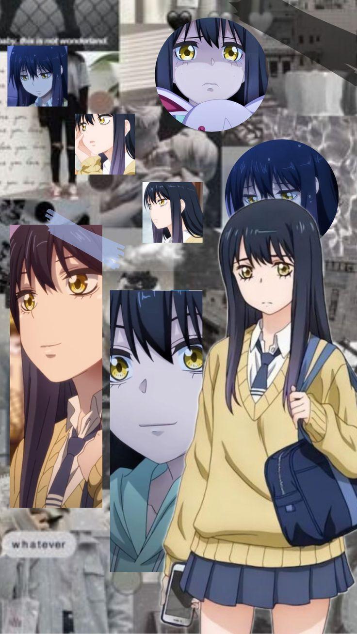 736x1308 Miko Yotsuya Wallpaper __ Mieruko Chan. Chica Anime Manga, Chica Anime, Personajes De Anime