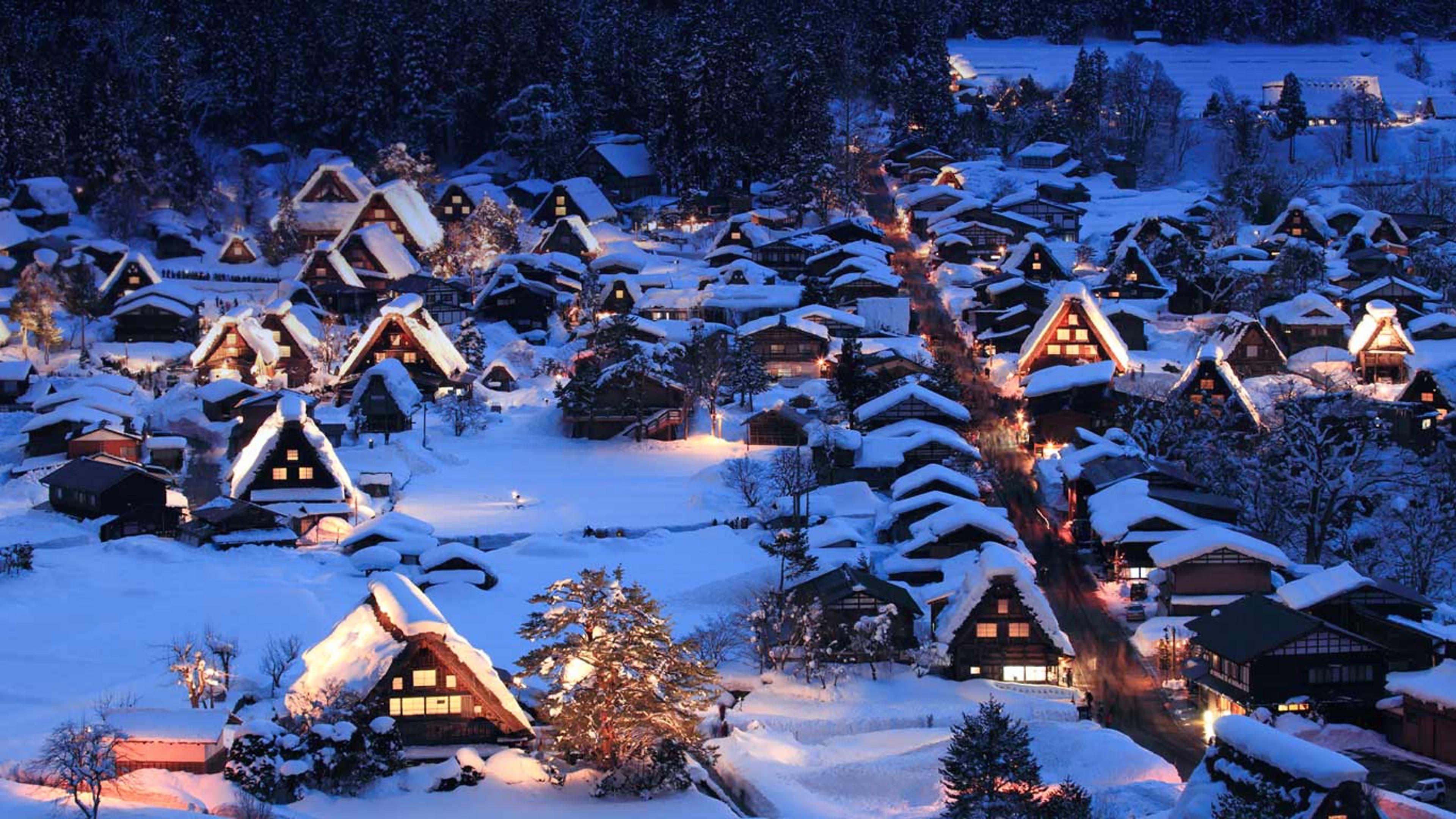 3840x2160 Historic Villages Of Shirakawa Go And Gokayama, Japan
