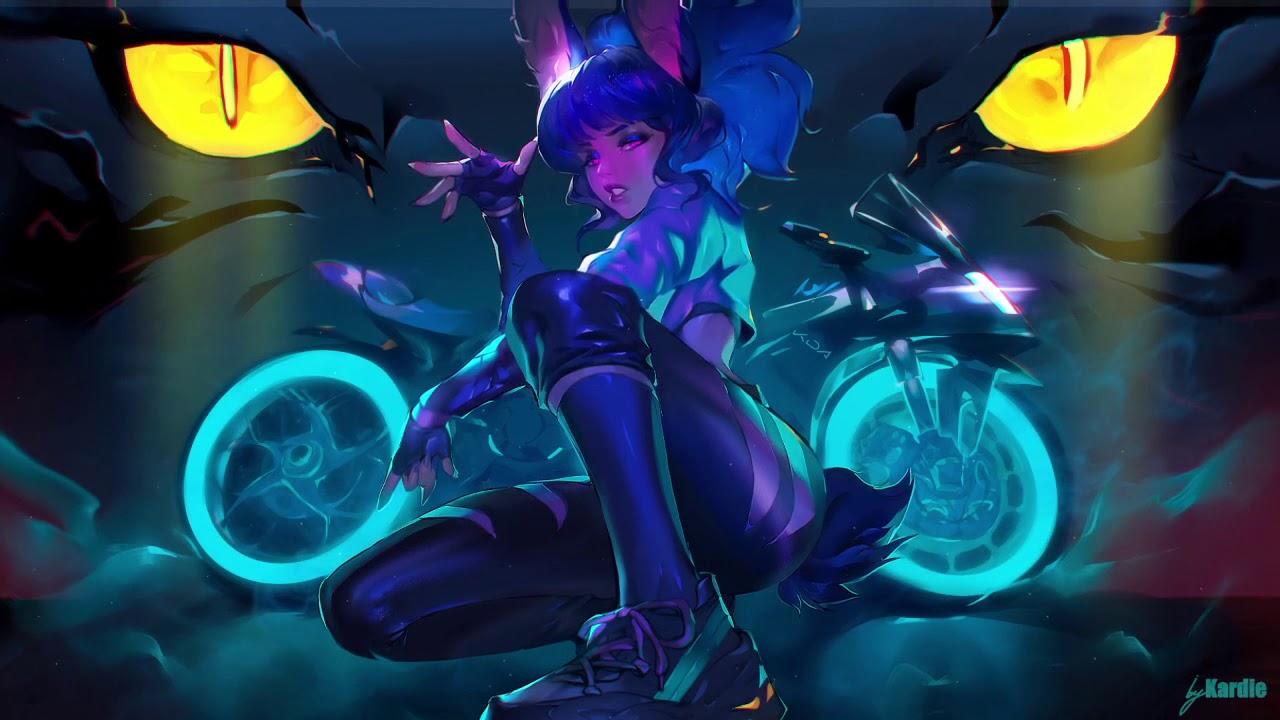 1280x720 Ninja Byker Art Cyberpunk [4K] (Wallpaper Engine)