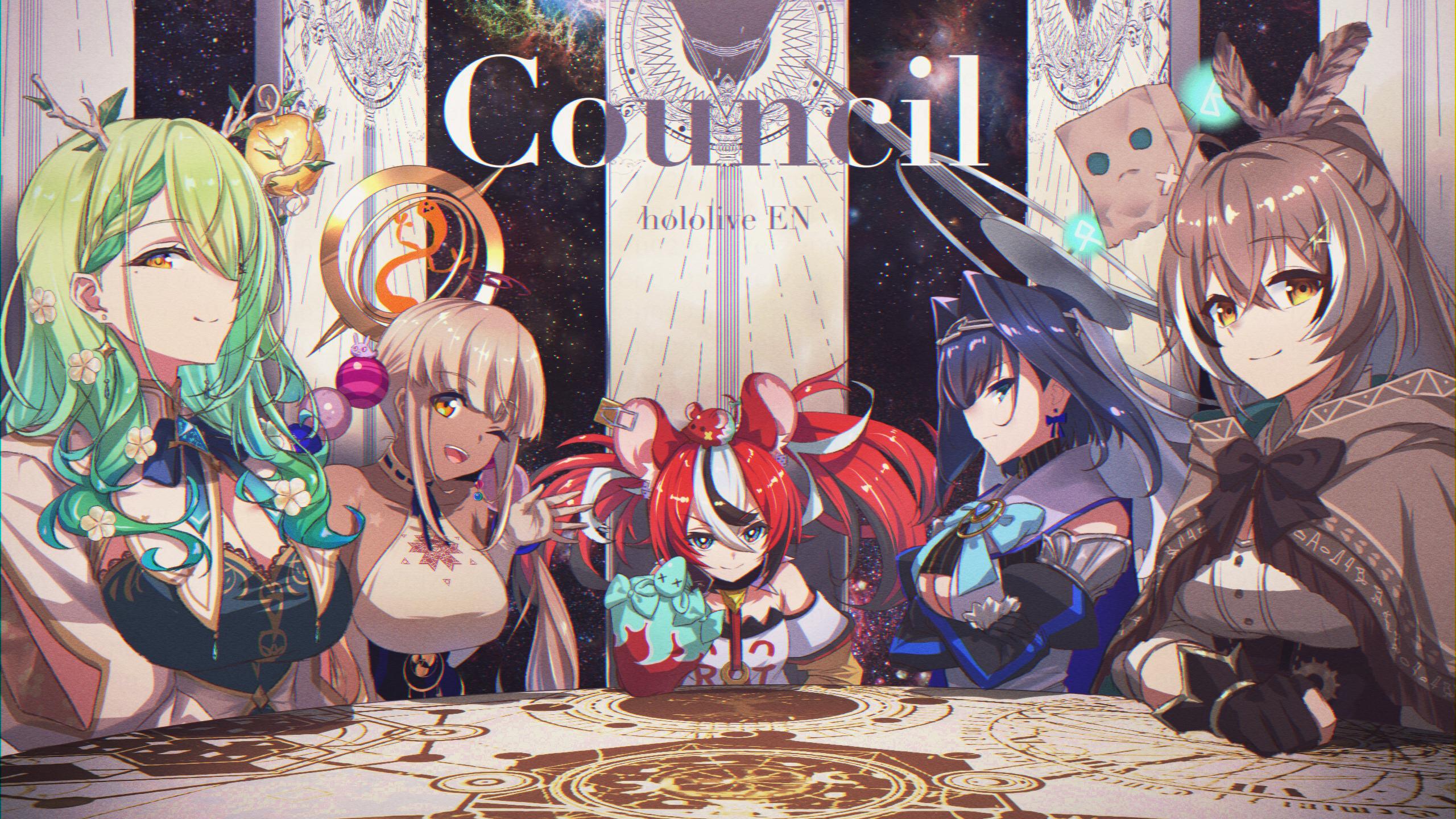 2560x1440 Hololive Council Wallpaper