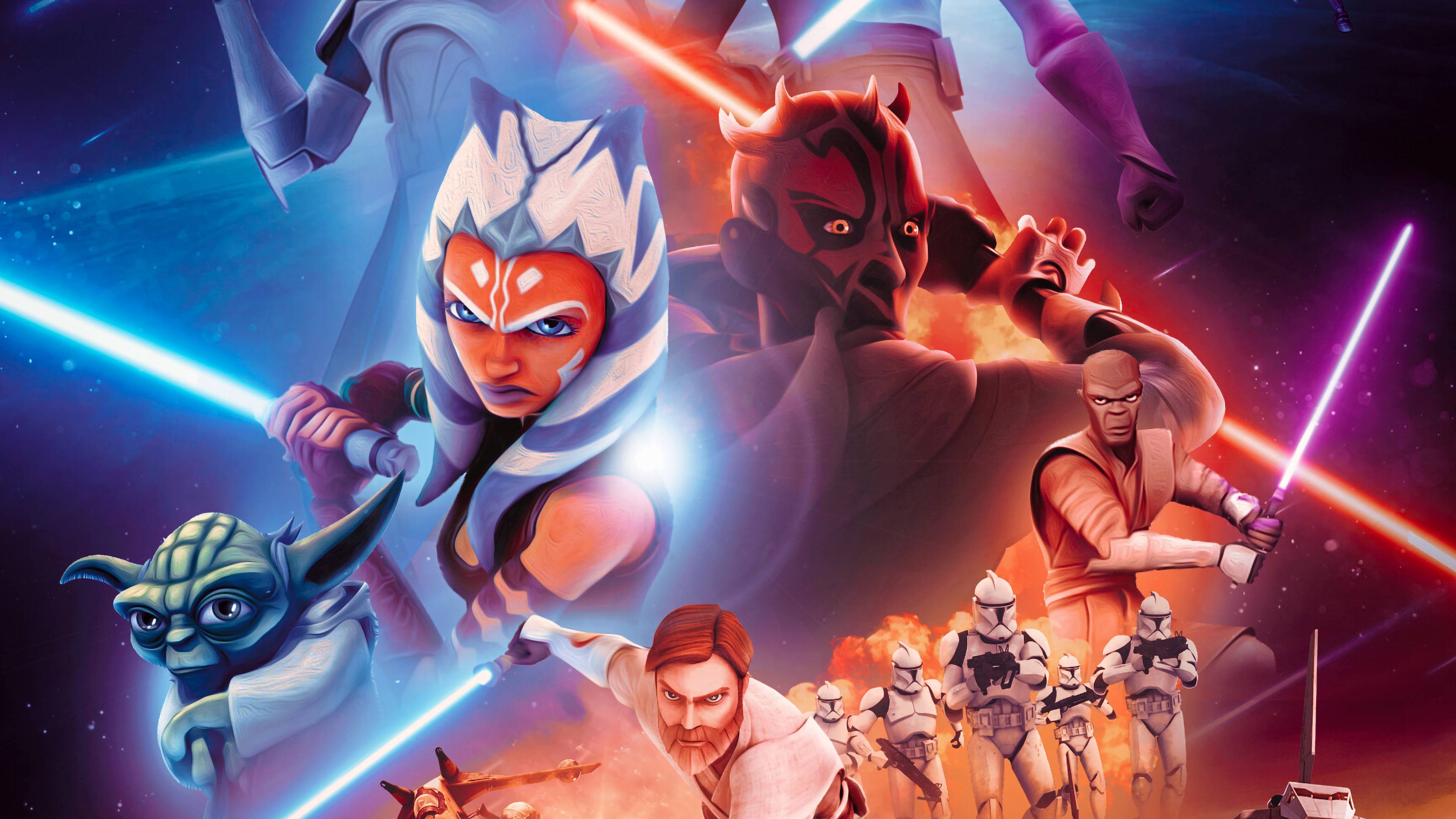3840x2160 Star Wars The Clone Wars 4K 4K Wallpaper, HD TV Series 4K Wallpaper, Image, Photo and Background