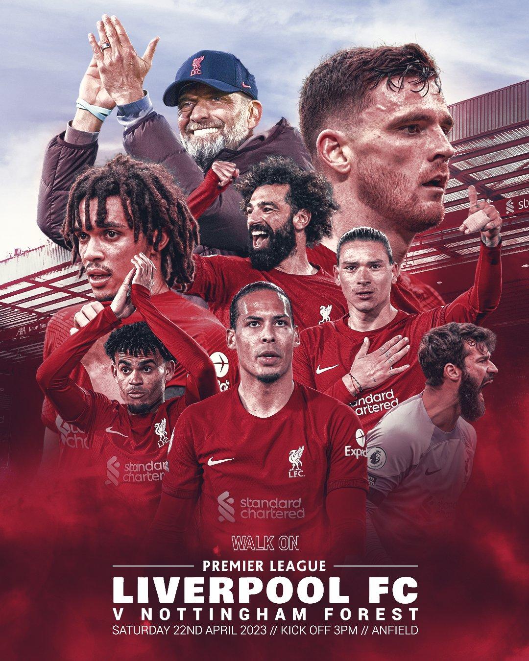 1080x1350 Liverpool FC ✊ Back at Anfield as we face Nottingham Forest in the #WALKON. #LIVNFO