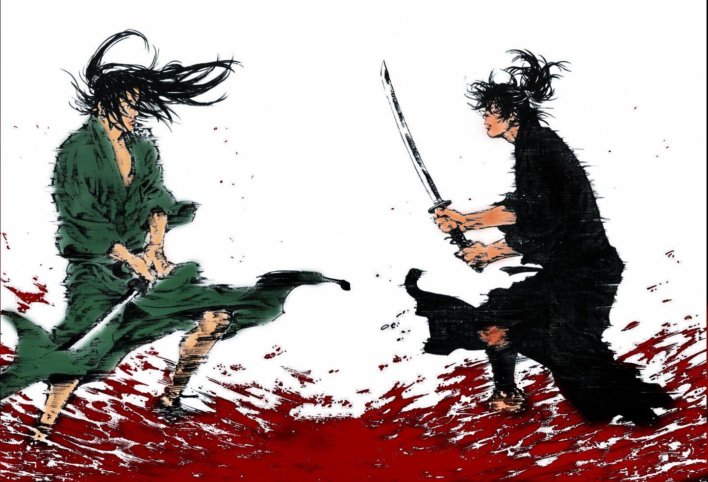 1444x982 Sasaki Kojiro / Miyamato Musashi