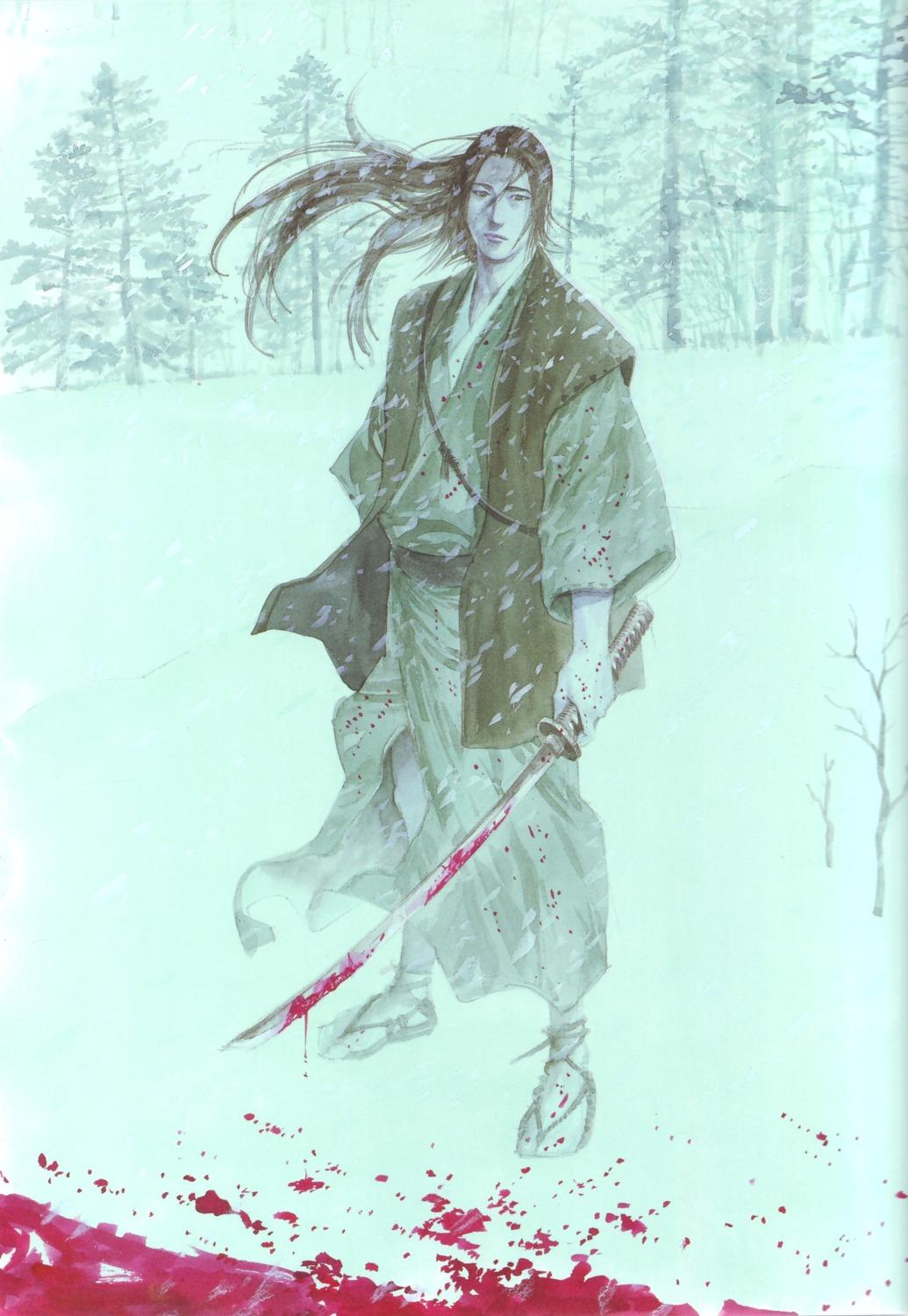 1035x1500 inoue takehiko vagabond male sword