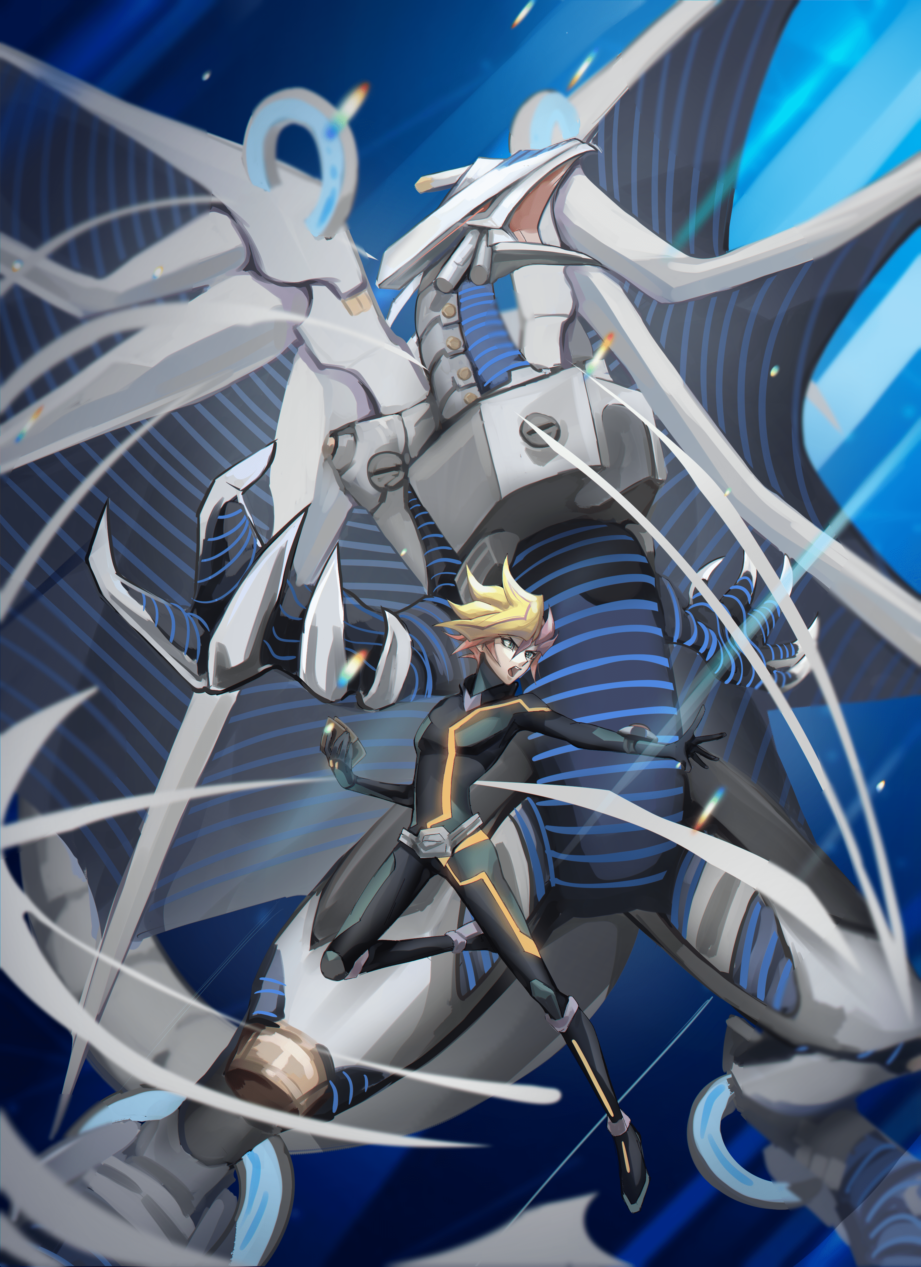 3033x4170 Anime Trading Card Games Anime Boys Yu Gi Oh Yu Gi Oh VRAiNS Playmaker Firewall Dragon Fujiki Yuusak Wallpaper:3033x4170