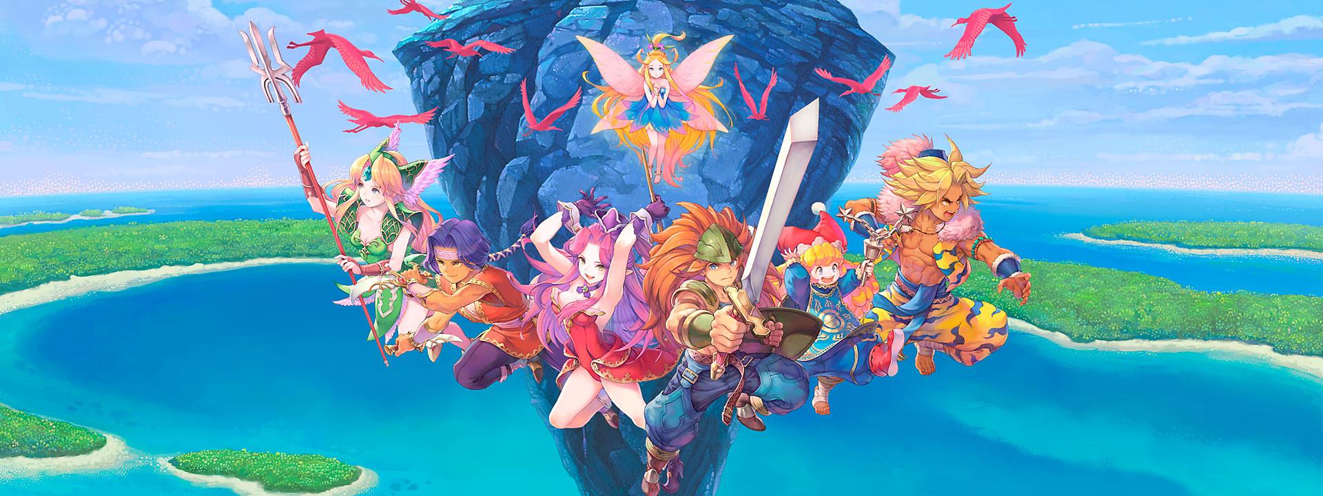 1920x720 Trials of Mana Review. Is Angela Too Hot?