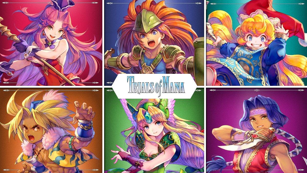 1200x675 Square Enix Celebrates Trials Of Mana's 25th Anniversary With New Art, Wallpaper, Figurines, And Music. The GoNintendo Archives