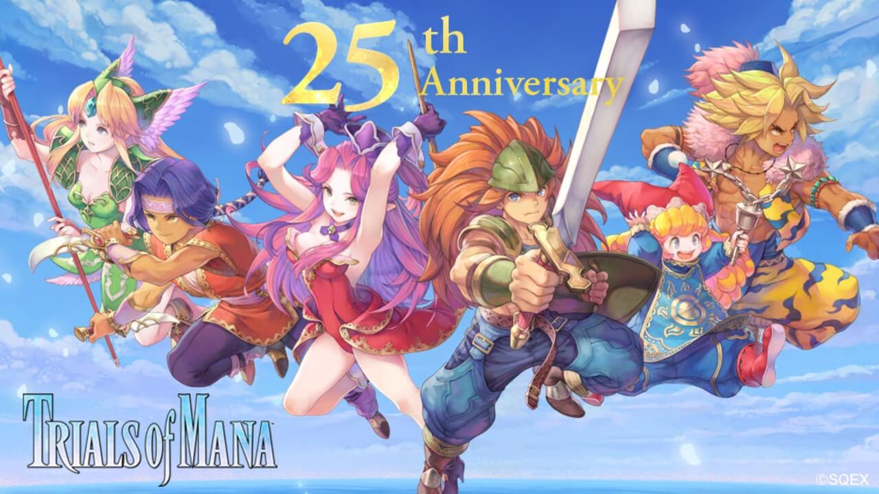 1280x720 Trials of Mana 25th Anniversary Update and Discounts. The Nerd Stash